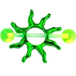 Bioplast Green Tribal Sun Nipple Shield