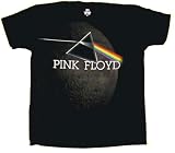 Pink Floyd Dark Side Of The Moon Craters Logo Men's Tee Shirt