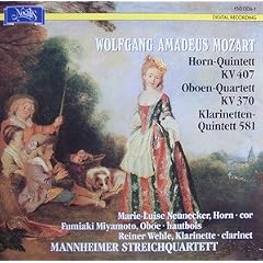 Mozart: Kammermusik f�r Bl�ser und Streicher (KV 407, KV 370, KV 581 [Vinyl LP]