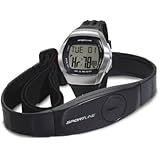 Sportline Duo 1010 Heart Rate Monitor Watch with d Chest Belt