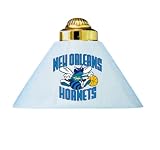 NBA New Orleans Hornets Three Shade Metal Swags Billiard Table Lamp