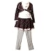 Infant Girls Clothes BLACK PINK DOT 2pc Outfit Set VITAMINS BABY Girl 24M