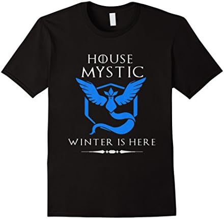 Men's Team Mystic shirt - HOUSE MYSTIC, WINTER IS HERE XL Black