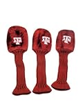 Texas A&M Aggies Logo Graphite Golf Head Covers