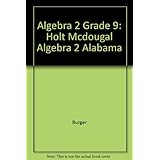 holt mcdougal algebra 2 alabama student edition 2012