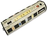 DigiTV Pro Power Center Surge Protector for Phone, Fax, & Home Theater Equipment