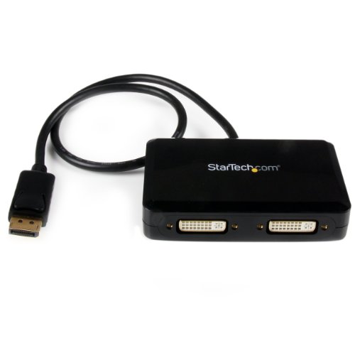 StarTech.com DisplayPort to Dual DVI Multi Monitor Adapter M/F - DP to 2x DVI 3840x1200 - Desktop Expansion Adapter On Sale