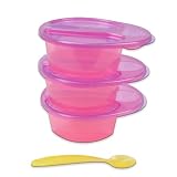 The First Years 3 Pack Take & Toss Infant Section Bowls With Lids, Colors May Vary