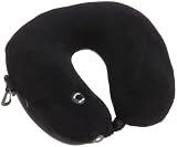Brentwood Moshi Travel U Neck Pillow with Reading Light, Black