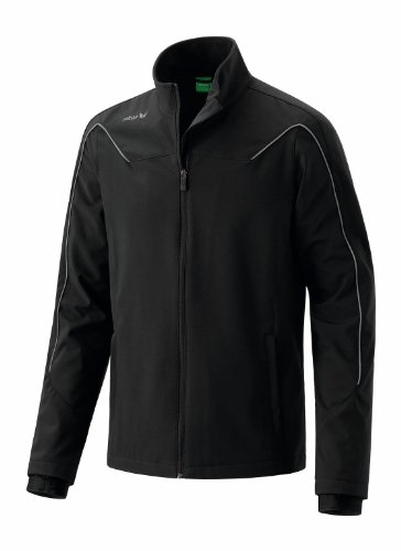 erima Kinder Jacke Shooter Softshell, schwarz/granite, 164, 106120