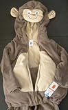 Carter's Halloween Costume Monkey Size 18 Mos 2 Pieces Long Sleeve Top Pants