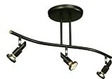 Shuttle - 3 Light Track Spot Mini Pendant Lighting Fixture - Deep Oil Rubbed Bronze - B4688