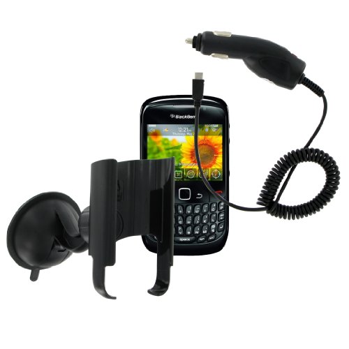 Kit Kfz Navi-Pack mit Multi Oberfl&auml;chen Saughalter und Kfz-Ladeger&auml;t f&uuml;r BlackBerry Curve  Preisvergleich
