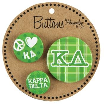 Kappa Delta - 3 Button Set