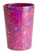 Confetti 10-inch Magenta Juice Tumbler, 6pc set