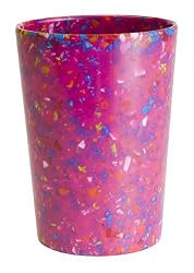 Confetti 10-inch Magenta Juice Tumbler, 6pc set