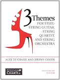 3 Themes for Steel-String Guitar, String Quartet, and String Orchestra - Solo Guitar and Score only Sheet Music (String Letter Publishing) (Strings)