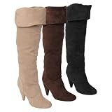 Women's Glaze by Adi Thigh High Microsuede Boots