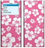 Aloha Pink - Apple iPod nano 2G (2nd Generation) 2GB/ 4GB/ 8GB Protector Skin Decals - Faceplate Stickers