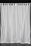 White Velvet Curtains / Drapes / Panels with Loops - made to measure