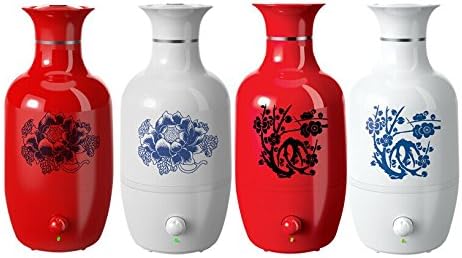 Aroma Vase Flower Printed Ultrasonic Air Humidifier K1935