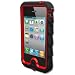 Gumdrop  iPhone4/4S対応ケース  - Drop Series -  ブラック/ レッド  DS4G-BLK-RED