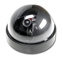 Dome Kamera Dummy DC6030, in schwarz mit Blinklicht