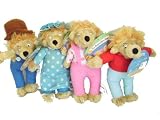 The Berenstain Bear Papa Mama Sister Brother Bears Bean Plush Doll