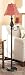 62" Victorian Style Floor Lamp with Dual Light Shades