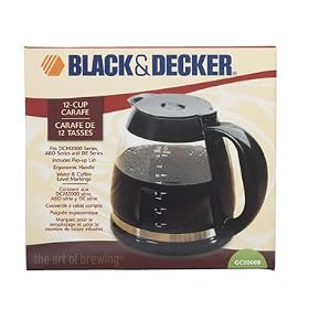 B&D CARAFE FITS DCM2000 SERIES WHITE by Black & Decker