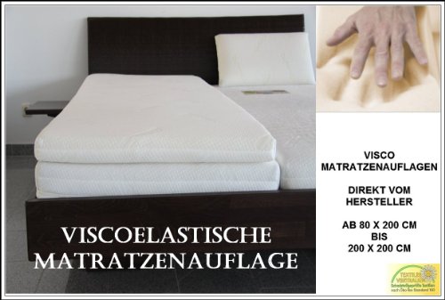 Viscoelastische Matratzenauflage