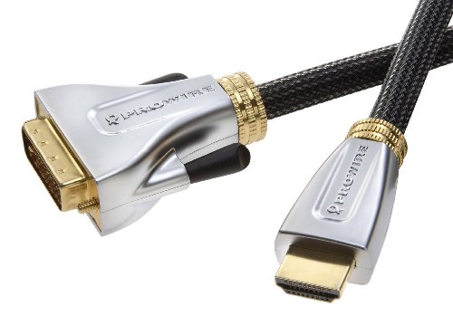 Prowire High-End HDMI Verbindungskabel (1x HDMI-A-Stecker - 1x DVI-D Stecker) 1,5 m Preisvergleich