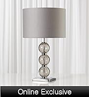 Three Ball Glass Stack Table Lamp