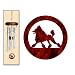 poodle49 - Poodle Wind Chimes XSMALL Silver