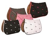 Roma Ecole Horse Embroidered Close Contact Saddle Pad- Horse Size