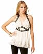Coco Silk Studded Halter Top main image