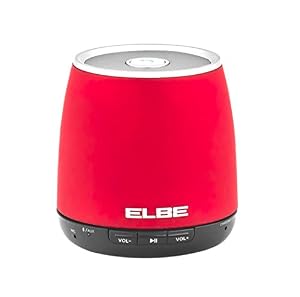 Mini altavoz Elbe ATMR11BT rojo electrodomesta