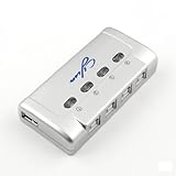 4Ports Usb2.0 Auto Sharing Switch Hub Selector Switcher Printer Sharing Switch
