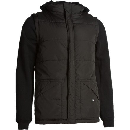 Dc Men's Bushwick 4 Fleece Hoodie, Black, Small 