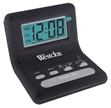 3 each: Westclox Travel Alarm Clock (47538A)
