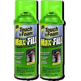 2 PACK : MAXIMUM EXPANDING FOAM SEALANT INSULATION SPRAY CAN 12oz by Touch'nFoam Great Stuff