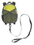 Brica By-My-Side Safety Harness Backpack, Green/Blue