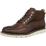 JACK & JONES Men's Jjkingston Leather Boot Cognac Unlined classic boots half length