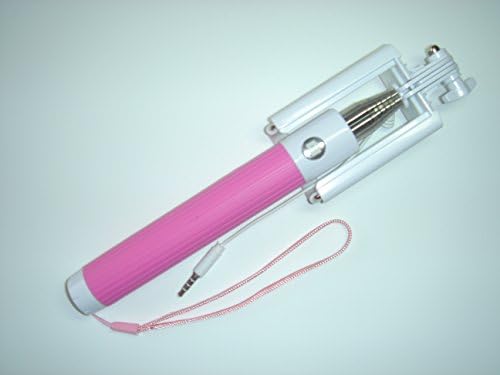 Best Selfie Stick, Wired, Selfie Sticks, Extendable Handle, Selfie Stick, Self-Portrait Monopod, Ultra Compact Foldable, Selfie Stick iexplore (Pink)