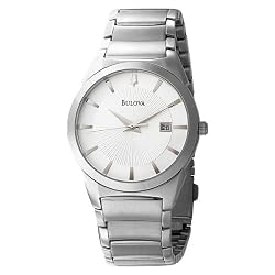 Bulova Men's 96B015 Bracelet Calendar Watch