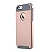 iPhone 6S Case,LUOLNH Hybrid High Impact Heavy Duty Dual Layer Hard PC Outer Shell with Soft Rubber Inner Armor Defender Case Cover for iPhone 6/6S 4.7 inch (Rose Gold/Gray)