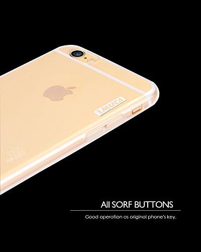 iPhone 6 Plus Case, Ultra Thin Crystal Clear iPhone Case Flexible & Lightweight (Clear - iPhone 6L)