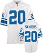 Men`s Detroit Lions #20 Barry Sanders Road Throwback Premier Jersey
