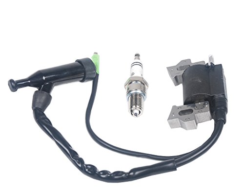HIFROM Repalcement Ignition Coil with Spark Plug Compatible with Honda Gx110 Gx120 Gx140 Gx160 Gx200 5.5hp 6.5hp Engine Generator Lawn Mower Motor