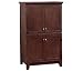 Coffee Finish Computer Armoire